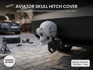 Aviator Skull 50mm Tow Ball Cap