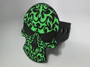 Skull Trailer Hitch Cover