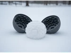 Voxel Snowball mould Block