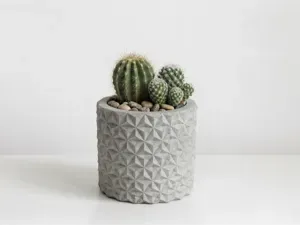 Modern Geometric Concrete Planter Mold