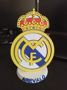 Real Madrid FC Shield with base