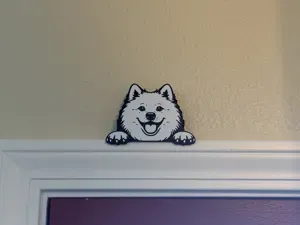 Samoyed Door Topper