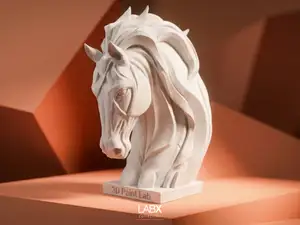 Ignis - Fiery Horse Head Sculpture