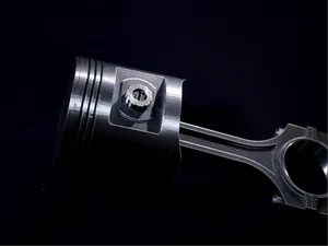 Mechanical Piston Lamp - Engineering Aesthetic