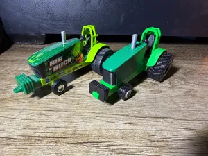 1/64 pulling tractor