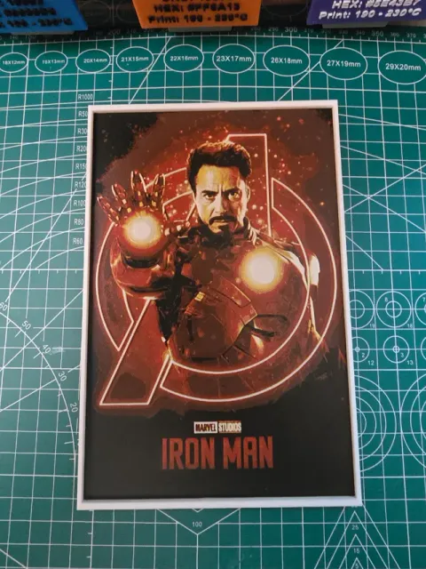 Iron Man Movie Poster - Hueforge Art — Фото 2 из 2
