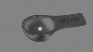 Measuring spoon 30 ml no supports | Dosierlöffel 30 ml keine Stützstruktur benötigt.
