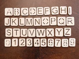 Alphabet Playdough Stamp Set–Learning Through Play