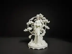 中式古风优雅仕女摆件
