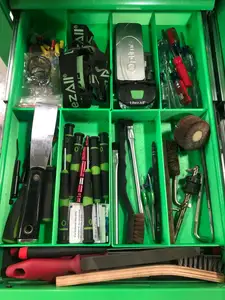 US General tool cart divider tray