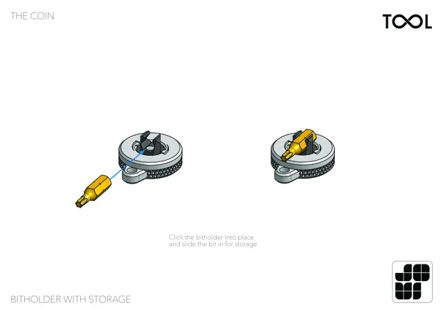 Toolfinity - The Coin (reversible ratchet driver) — Image 13 of 14