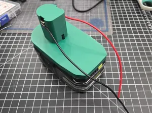 Ryobi 18v Battery Receiver WIth Keystone 209 Clips