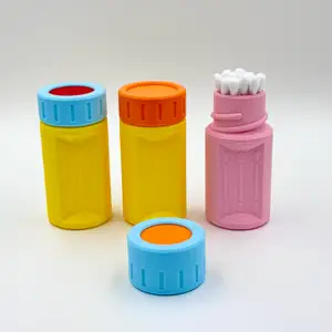 Travel Container for cotton swabs