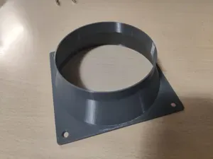 120mm fan to 100mm flexible tube adapter