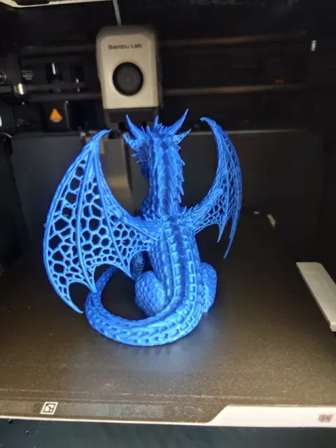 Mystic Voronoi Dragon – Sitting Dragon Figure — Фото 5 из 5