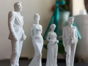 婚礼模型，新娘新郎