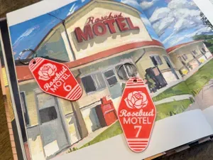 Schitt’s Creek Rosebud Motel Key Tag