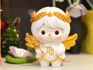 处女座 处女 处女座标志 十二星座 盲盒 娃娃 公仔 模型 手办 处女座星座 拆件分色 免AMS