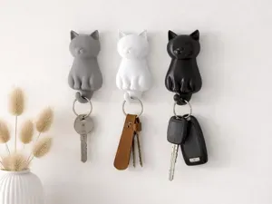 Porta Chaves - Gatinho | Minimalista | Estiloso |