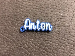 Anton name keychain