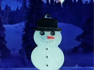 Snowman For Keychain