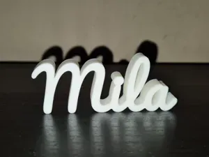 Mila Name Sign Display Decor