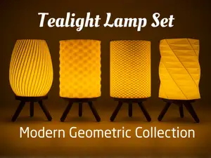 Table Tealight Lamp Set