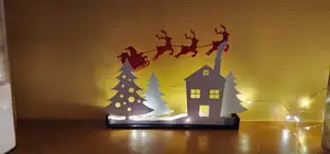 Christmas Trees and Santa