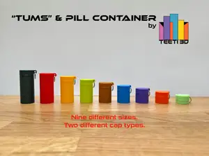 TUMS & Pill Container