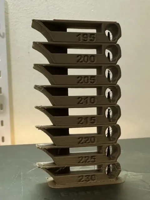 BambuLab p1/x1c/a1/p2s/h2 Temperature Tower test — Image 2 of 3