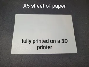 A5 sheet of paper