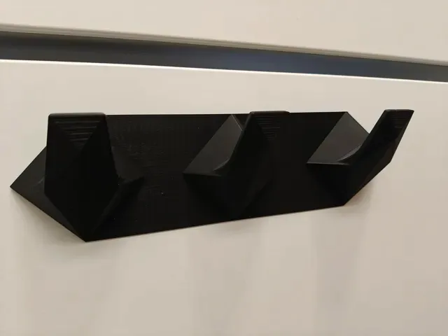 Triple Wall Hook – Minimalist Geometric Design — Фото 9 из 9