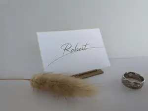Elegant Wedding Card Holder | Name Card Stand