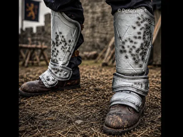 Medieval Greaves Leg Armor