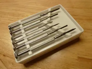 Gridfinity Small Screwdriver Tray 27mm Tall