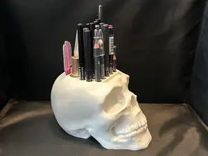 Gothic Skull Cosmetics Organizer - Make Up Etc