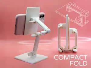 Foldable Phone Stand by Pork3D.com