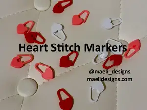 Heart Stitch Markers for Crochet and Knit