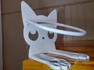 Tilted Cat Feeder Wet & Dry Food Mixer Bowl