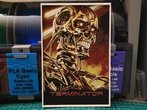 The Terminator Movie Poster - Hueforge Art
