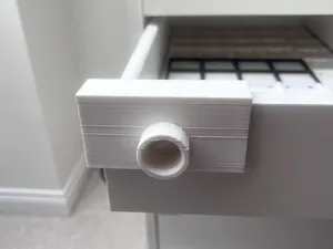 IKEA Alex Wide Drawer Barrel Lock Drilling Jig