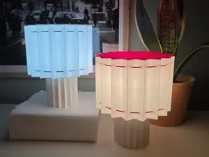 Stitched Pleated Lamp