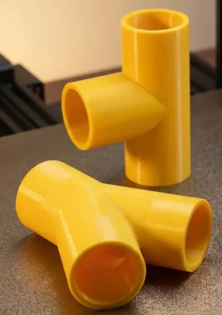Any Size Angle Customizable Pipe & Duct Y Splitter — Image 2 of 2