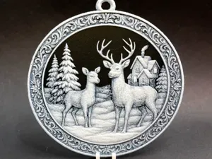 Deer Christmas Bauble / Ornament Decoration