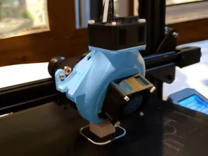 Ender 3, 3 V2, 3 Pro, 3 Max - Hot End Duct