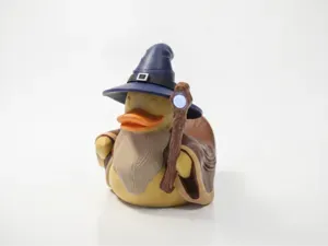 Rubber Duck Gandalf Grey Wizard Figurine