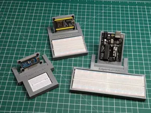 modular microcontroller and breadboard holder