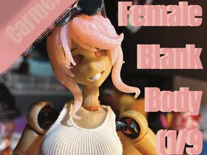 The TBJ RigBuddy: Female Blank Body (1/9 Scale)