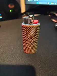 Bic Lighter Case Knurled