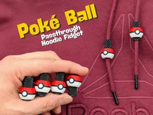 Pokemon Pokeball Hoodie Fidget for AMS